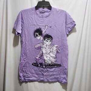 Yu Yu Hakusho Ghost Files Lavender t-shirt crunchyroll‎ anime comics S